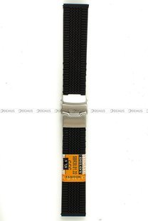 Pasek silikonowy Diloy do zegarka - SBR30.22.1 - 22 mm