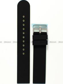 Pasek silikonowy do zegarka - Chermond PG11.20.1.3 - 20 mm czarny