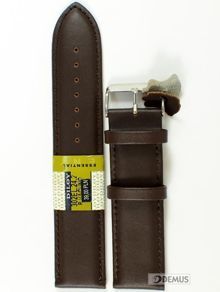 Pasek skórzany do zegarka - Diloy 302EL.24.2 - 24mm brązowy