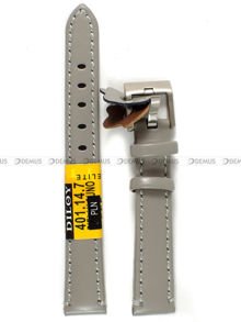 Pasek skórzany do zegarka - Diloy 401.14.7 - 14 mm