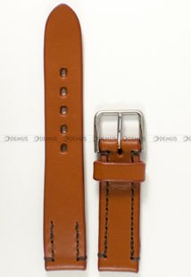 Pasek skórzany do zegarka Orient SDK02001B0 - UDEWFST - 21 mm brązowy