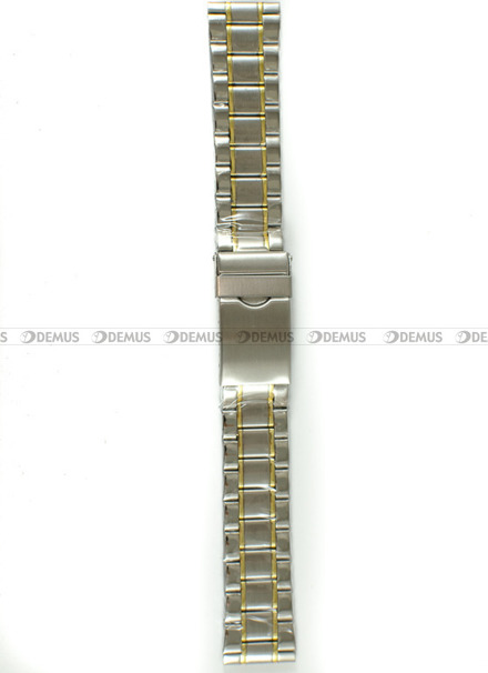 Bransoleta stalowa do zegarka - Bra22 - 20 mm