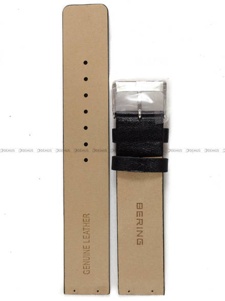 Pasek do zegarka Bering 10135-402 - 20 mm czarny