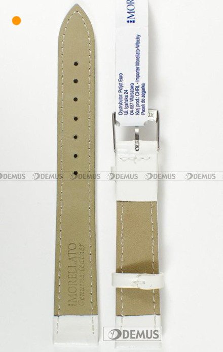 Pasek do zegarka skórzany - Morellato A01U1564220017CR18 - 18 mm