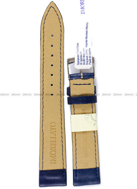 Pasek do zegarka skórzany - Morellato X4219A97062 18 mm