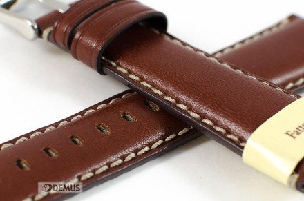 Pasek do zegarka skórzany - Morellato X4272B12041 24 mm brązowy
