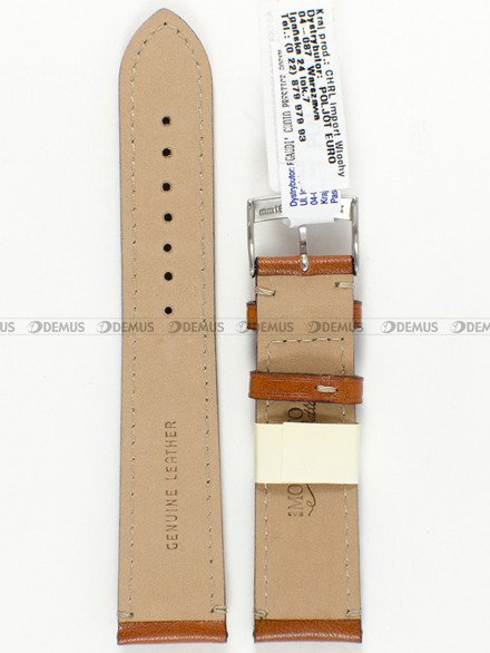 Pasek do zegarka skórzany - Morellato X4810947046 - 18 mm brązowy