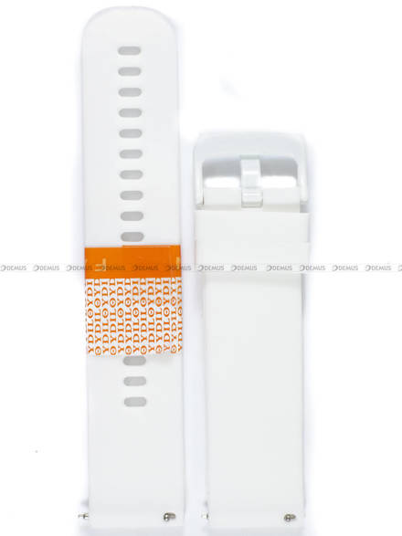 Pasek silikonowy Diloy do zegarka - SBR42.22.22 - 22 mm