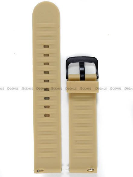 Pasek silikonowy do zegarka - Demus PGS1.20.2.3 - 20 mm