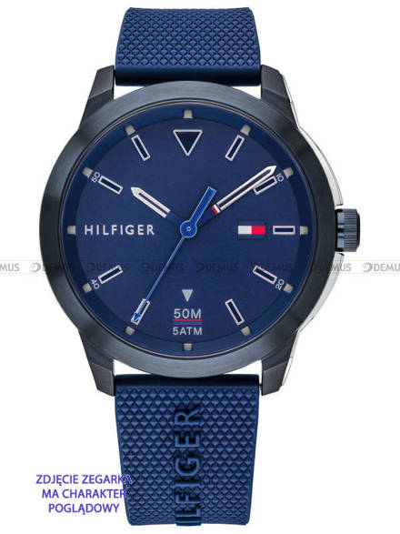 Pasek silikonowy do zegarka Tommy Hilfiger 1791621 - 22 mm