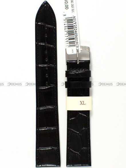 Pasek skórzany XL Morellato Y2524656019 20mm czarny