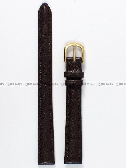 Pasek skórzany do zegarka Bisset - PB82.12.2 - 12 mm brązowy