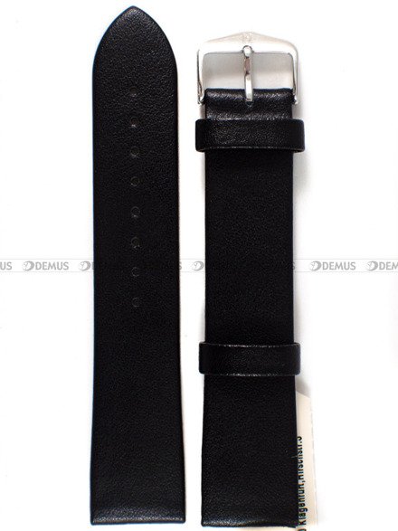 Pasek skórzany do zegarka - Diamond Call XL 14130250-2-22 - 22 mm czarny