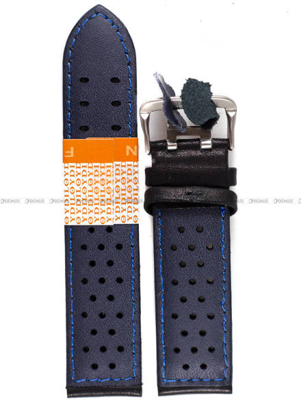 Pasek skórzany do zegarka - Diloy 380.22.52 - 22 mm