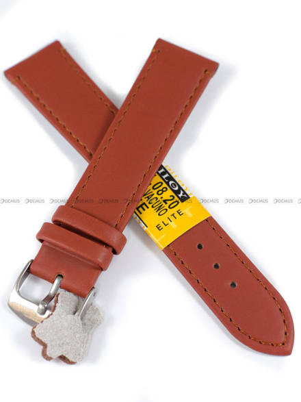 Pasek skórzany do zegarka - Diloy 421.20.8 - 20 mm