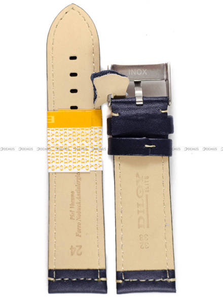 Pasek skórzany do zegarka - Diloy P354.24.5 - 24 mm