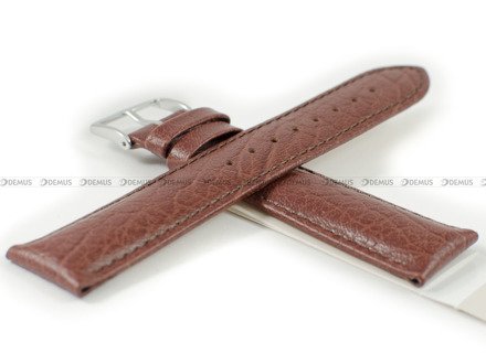 Pasek skórzany do zegarka - Hirsch Highland 04302010-2-20 - 20 mm brązowy