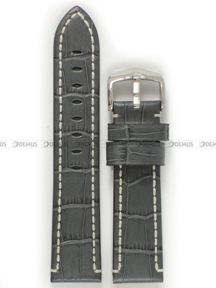 Pasek skórzany do zegarka - Hirsch Knight 10902830-2-22 - 22 mm