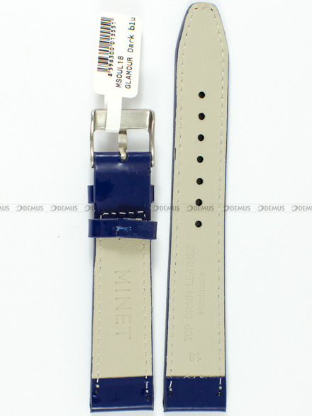 Pasek skórzany do zegarka - Minet MSOUL18 - 18 mm