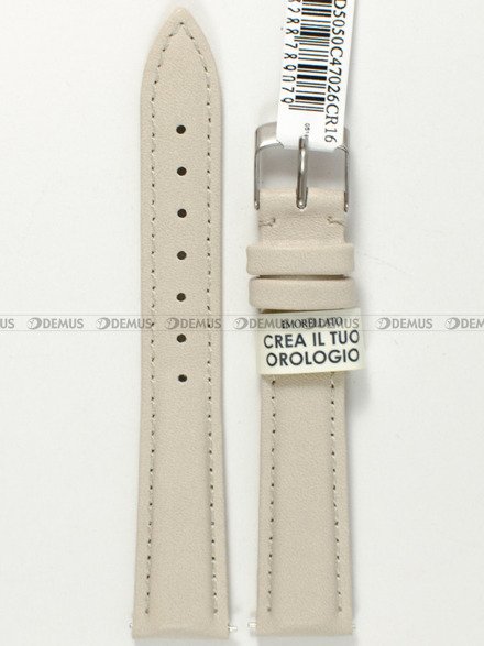 Pasek skórzany do zegarka - Morellato A01D5050C47026CR16 - 16 mm