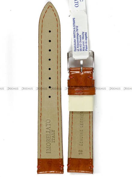 Pasek skórzany do zegarka - Morellato A01U3627A19042CR18 - 18 mm
