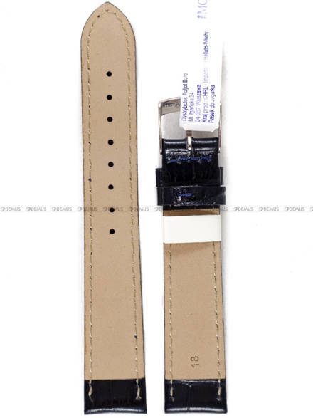 Pasek skórzany do zegarka - Morellato A01X2704656062CR18 - 18 mm