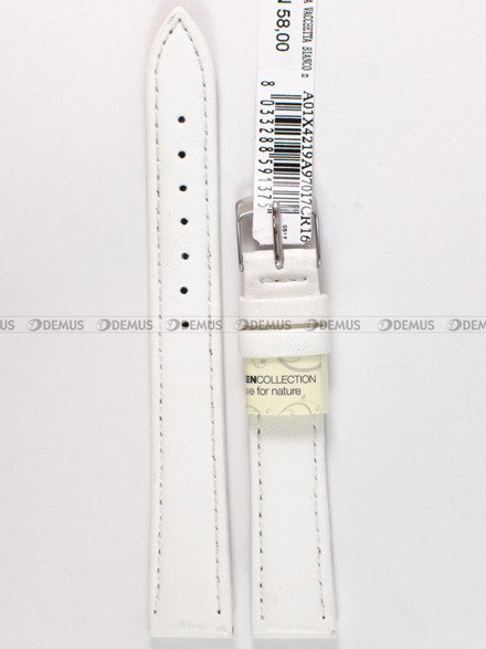 Pasek skórzany do zegarka - Morellato A01X4219A97017CR16 16 mm