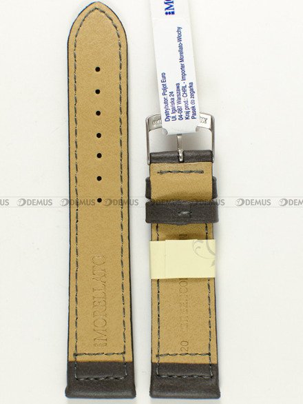 Pasek skórzany do zegarka - Morellato A01X4472A39091CR20 - 20 mm