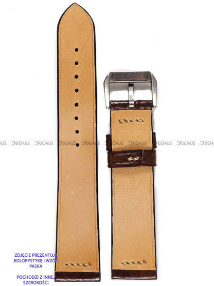 Pasek skórzany ręcznie robiony A. Kucharski Leather - Ecbatana - Tobacco/Camel - 26 mm