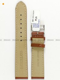 Pasek do zegarka skórzany - Morellato A01U0969087037CR18 - 18 mm brązowy