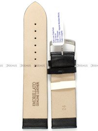 Pasek do zegarka skórzany - Morellato A01X5126875019CR24 24 mm czarny