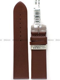 Pasek do zegarka skórzany - Morellato A01X5126875134CR24 - 24 mm brązowy
