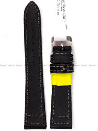 Pasek do zegarka wodoodporny materiałowy - Morellato X4496A06019 20mm czarny