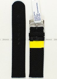 Pasek materiałowy wodoodporny do zegarka - Morellato A01X4908C17019CR20 - 20 mm czarny