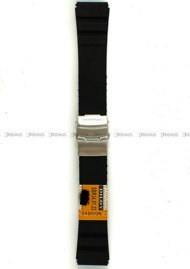 Pasek silikonowy Diloy do zegarka - SBR34.22.1 - 22 mm