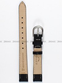 Pasek skórzany do zegarka Bisset - PB70.12.1 - 12 mm czarny