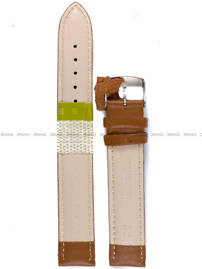Pasek skórzany do zegarka - Diloy 302EL.18.3 18mm brązowy
