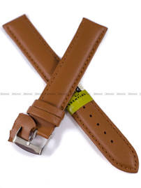 Pasek skórzany do zegarka - Diloy 302EL.18.3 18mm brązowy