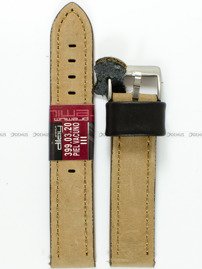 Pasek skórzany do zegarka - Diloy 399.20.3 - 20 mm brązowy