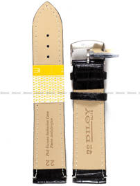 Pasek skórzany do zegarka - Diloy 402.22.1 - 22 mm