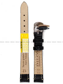 Pasek skórzany do zegarka - Diloy 407.12.1 - 12 mm