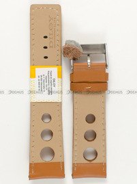 Pasek skórzany do zegarka - Diloy P355.24.23 - 24 mm brązowy