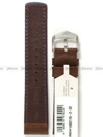 Pasek skórzany do zegarka - Hirsch Mariner 14502110-2-22 - 22 mm brązowy