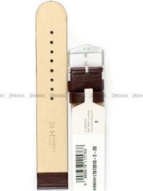 Pasek skórzany do zegarka - Hirsch Scandic 17872010-2-20 - 20 mm brązowy