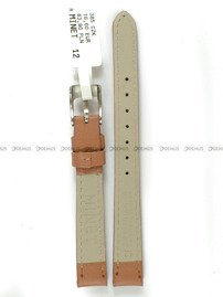 Pasek skórzany do zegarka - Minet MSBUM12 - 12 mm