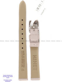Pasek skórzany do zegarka - Minet MSSUP18 - 18 mm