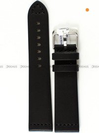Pasek skórzany do zegarka - Morellato A01X4683B90019CR24 - 24 mm czarny