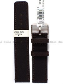 Pasek skórzany do zegarka - Morellato A01X5189B76032CR22 - 22 mm brązowy