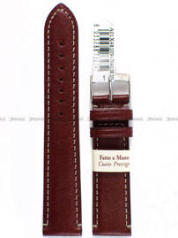 Pasek skórzany do zegarka - Morellato X4810947041 - 20 mm brązowy