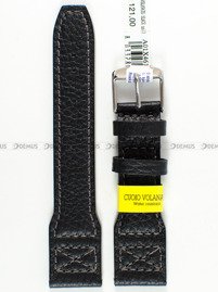 Pasek skórzany wodoodporny do zegarka - Morellato X4615278019 22 mm czarny